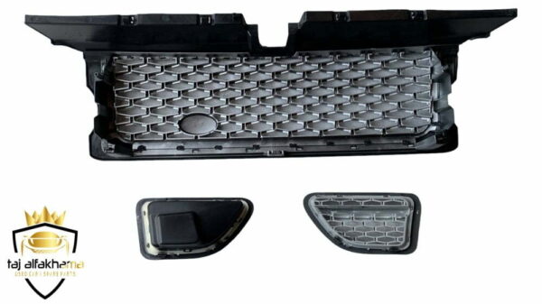 Show Grille & Side Vents (Sport 2006-2009) grey silvery (2)