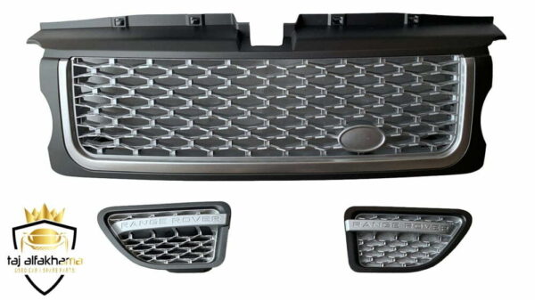 Show Grille & Side Vents (Sport 2006-2009) grey silvery (3)
