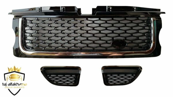 Show Grille & Side Vents (Sport 2006-2009) all black chromed (1)