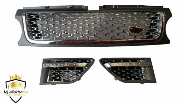 Show Grille & Side Vents (Sport 2010-2013) grey chromed (1)