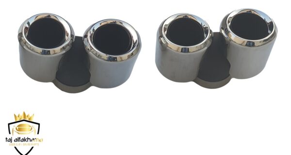 Exhaust Tip Set Chrome (Defender 2020-upward)