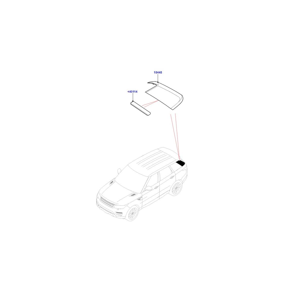 "D" Pillar Cover - Rear For Range Rover Sport L494 | Aftermarket - Image 3