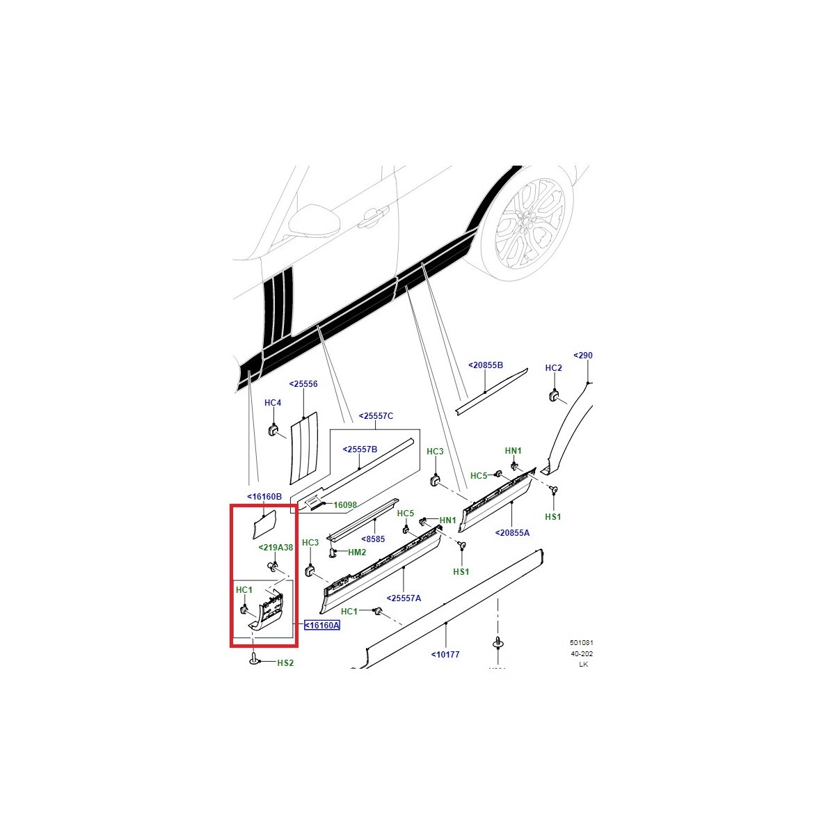 Fender Molding (Finisher) For Range Rover Vogue L405 | Aftermarket - Image 3