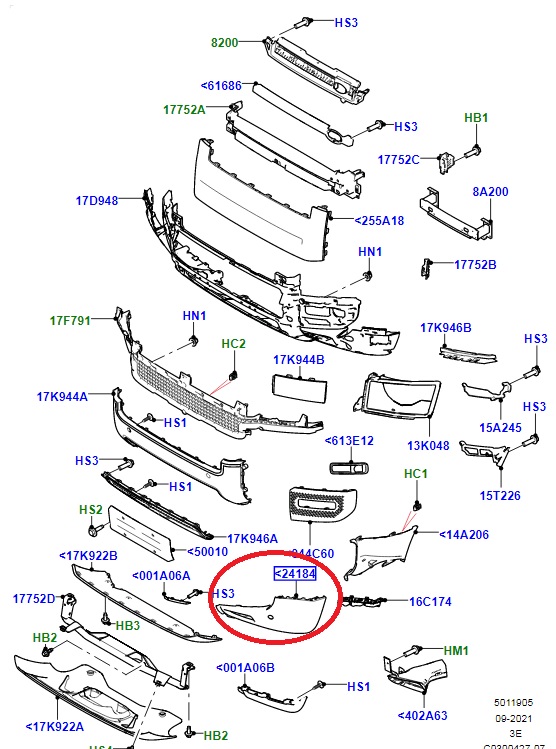 Front Bumper Corner Cover - Land Rover Defender L663 | New Aftermarket - Image 3