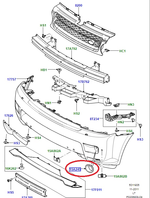 Fog Light Cover For Range Rover Sport 2010-13 | New Aftermarket - Image 3