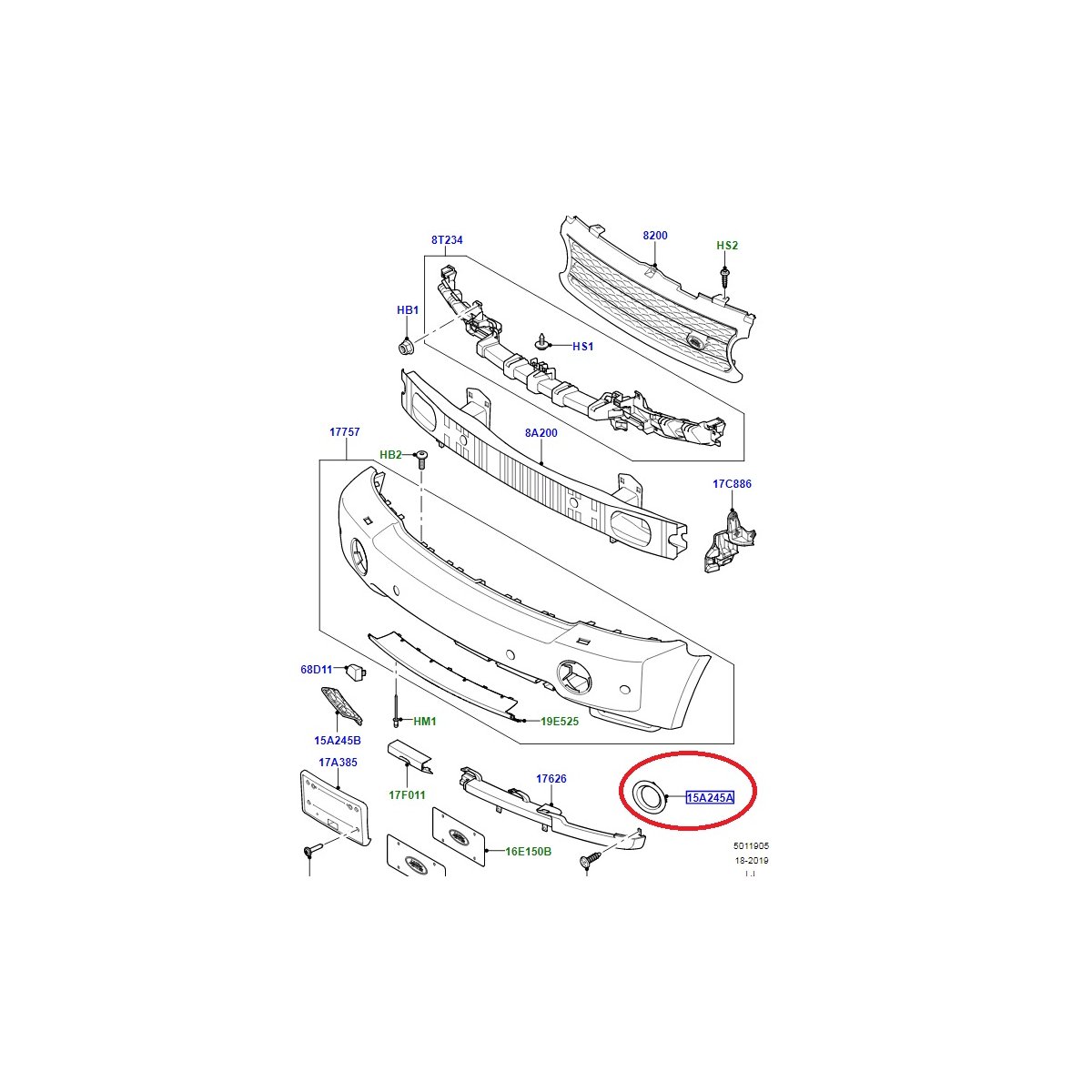 Fog Light Cover For Range Rover L322 2006-09 | New Aftermarket - Image 3