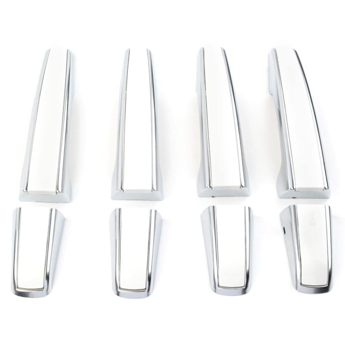 Door Handles Covers (White W/Chrome) - Range Rover Vogue L405 | New Aftermarket - Image 3