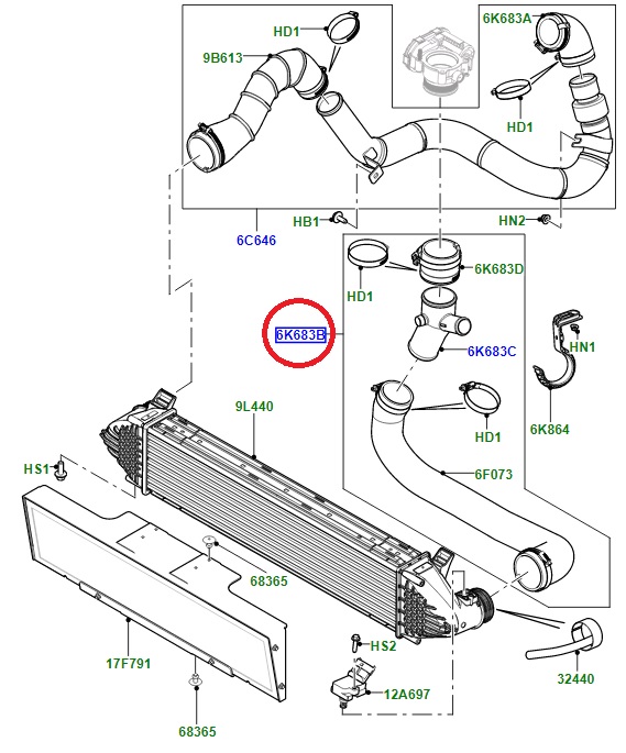 Hose - LR024305 - Range Rover Evoque L538 2012-2017 | New Aftermarket - Image 2